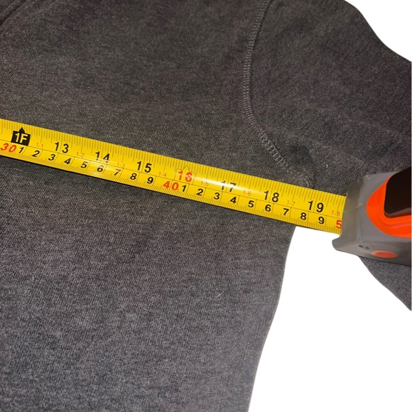 J.crew men’s gray quarter zip pull over Authentic sueded 100% Cotton Jersey S - Picture 3 of 7